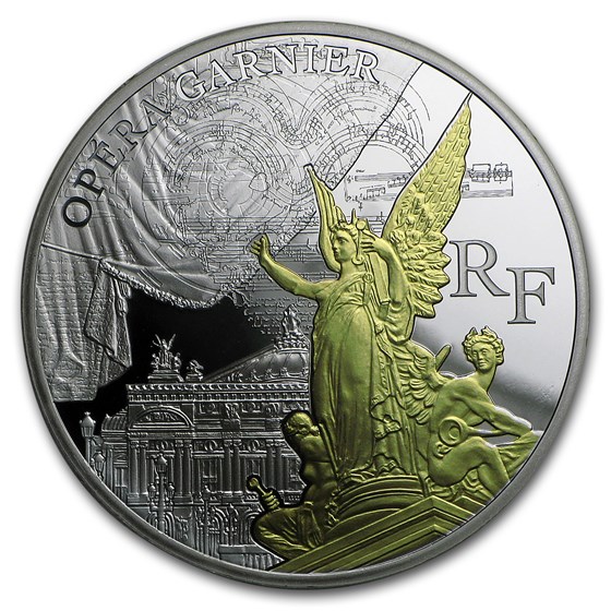 2016 France Silver €10 Treasures of Paris (Opera Garnier) 2016 France Silver €10 Treasures of Paris (Opera Garnier)